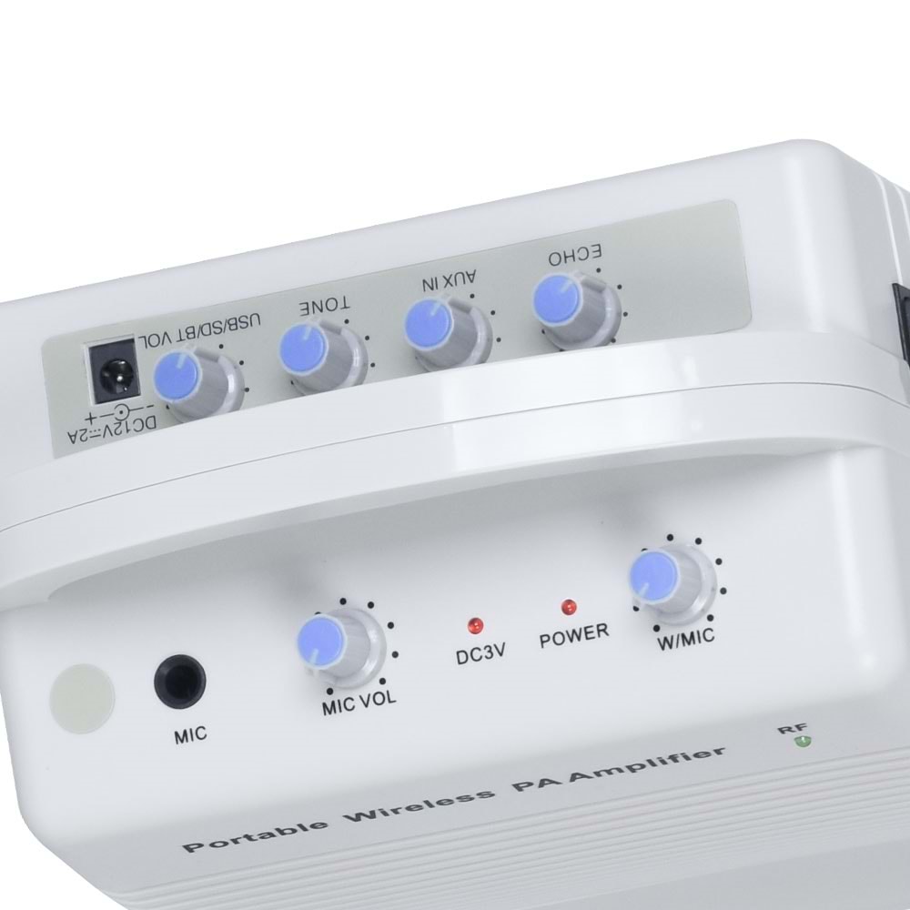 GOLD AUDIO 50W Tek Yaka Mikrofonlu Portatif Amfi GA-200 Y