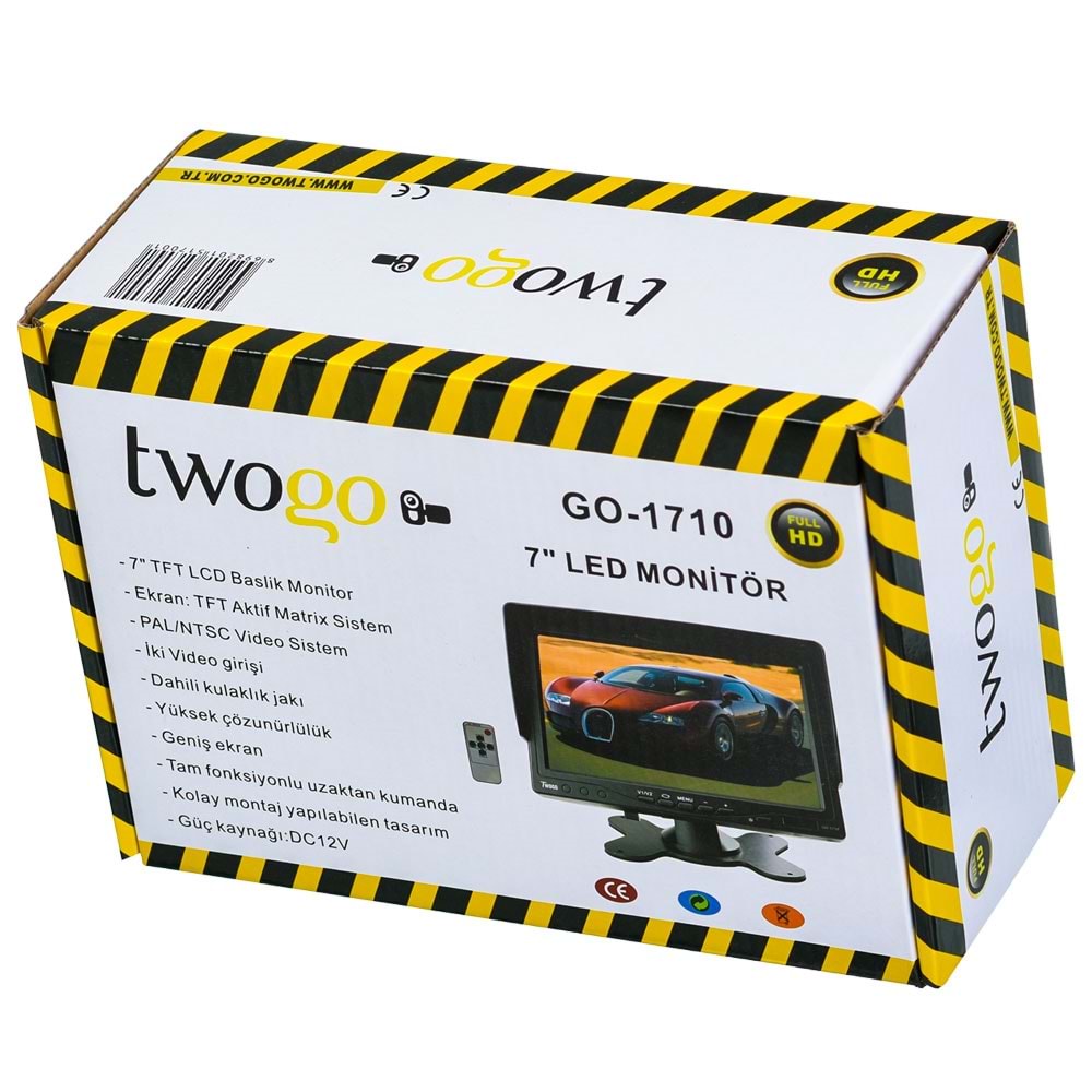 TWOGO 7'' Lcd Monitör GO-1710