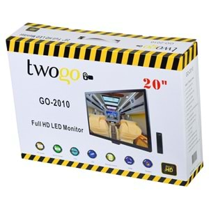 TWOGO 20 USB 12V - 220V Hd Lcd Tv GO-2010