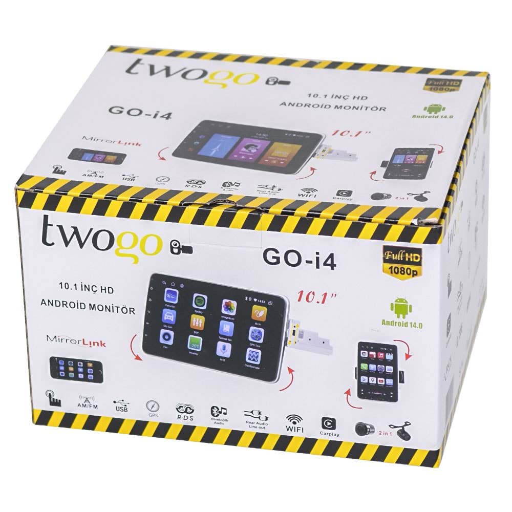 TWOGO 10,1'' 4+64 Android Multimedya GO-İ4