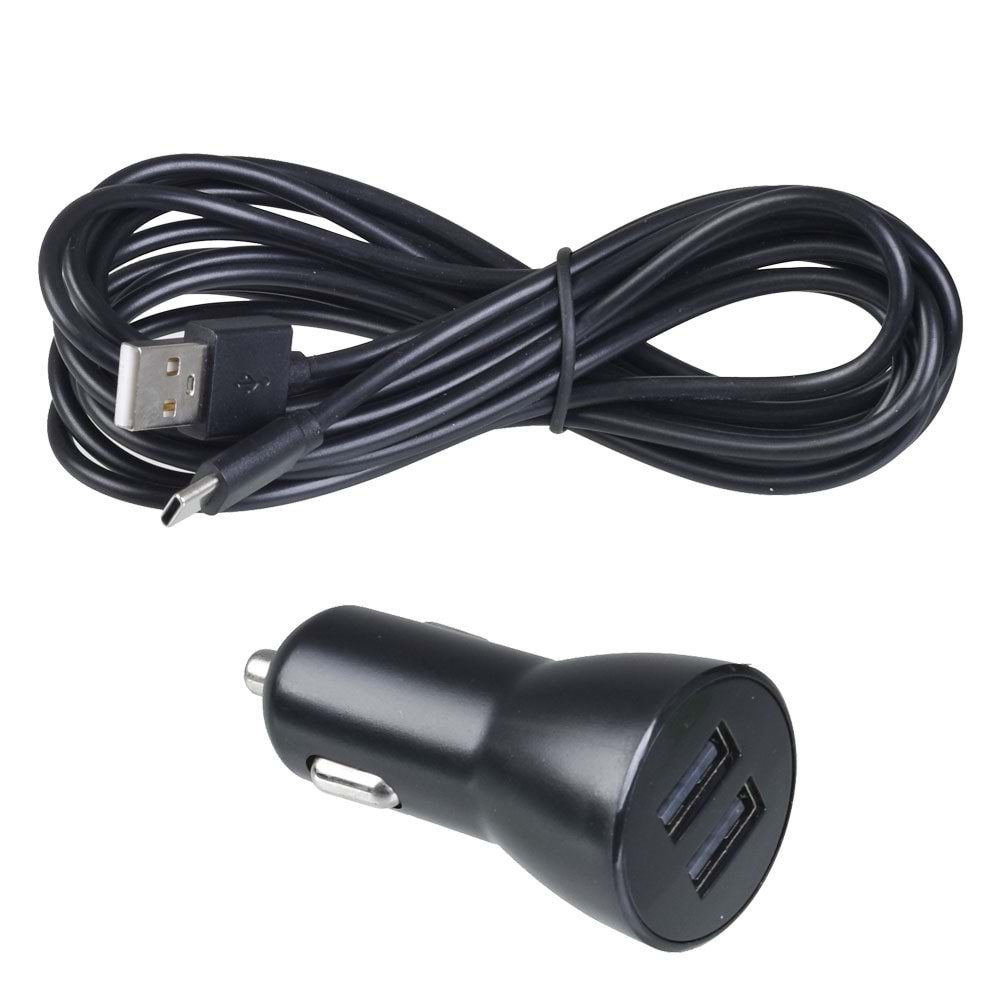 TWOGO 2'' Ekranlı 3 Kameralı GPs Li Dvr GO-XRAY3