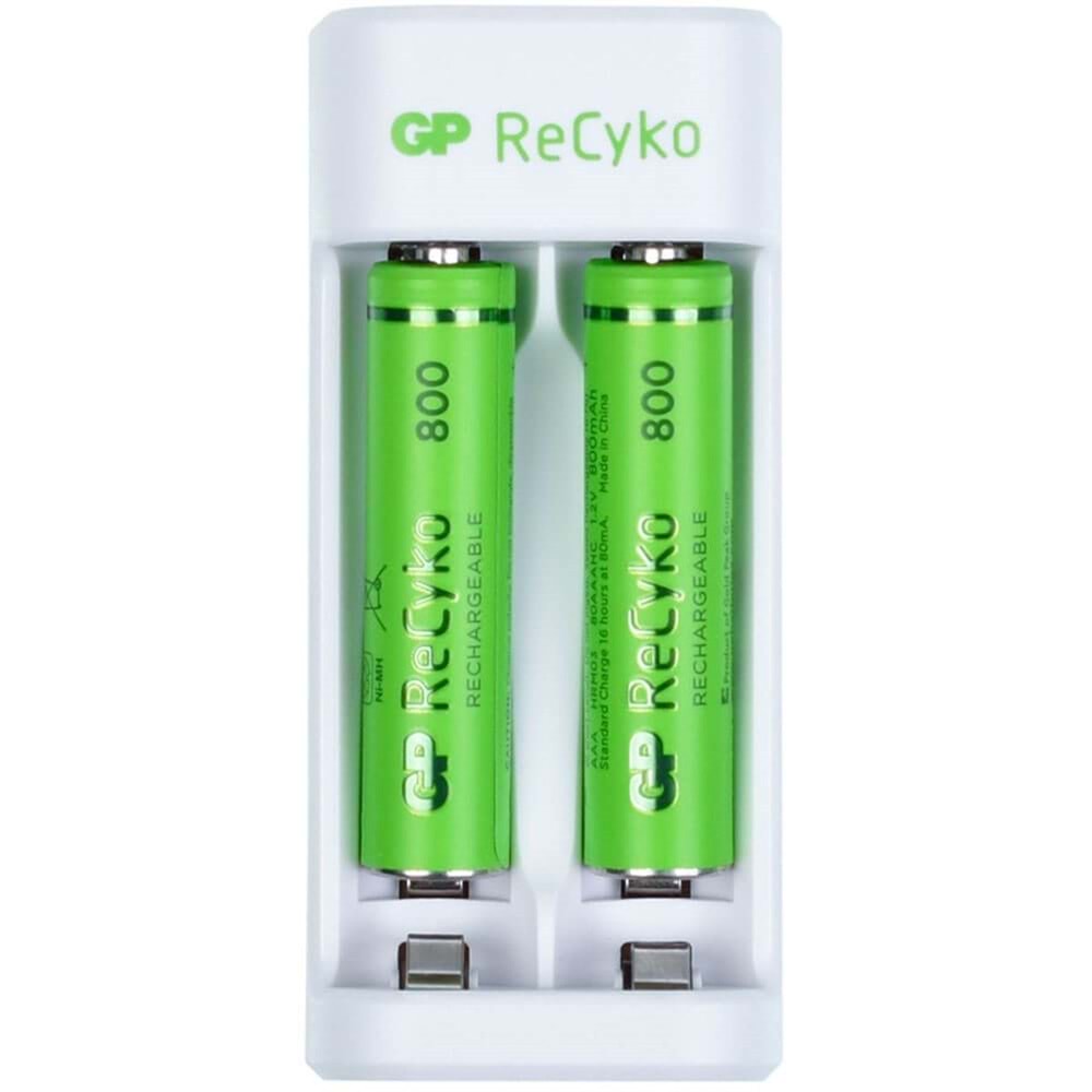 GP 2 Li Usb Li Şarj Cihazı 2X800 Ma Aaa Pilli GP-E211 2X800