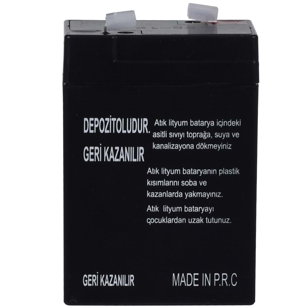 GOLDSİLVER 6V 4A Akü GS-6V4