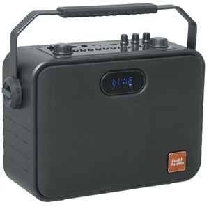 GOLD AUDİO 100W Bluetooth ve USB Girişli 2 El 1 Kafa Mikrofonlu Kayıtlı Şarjlı Portatif Amfi GTX-6 EEK