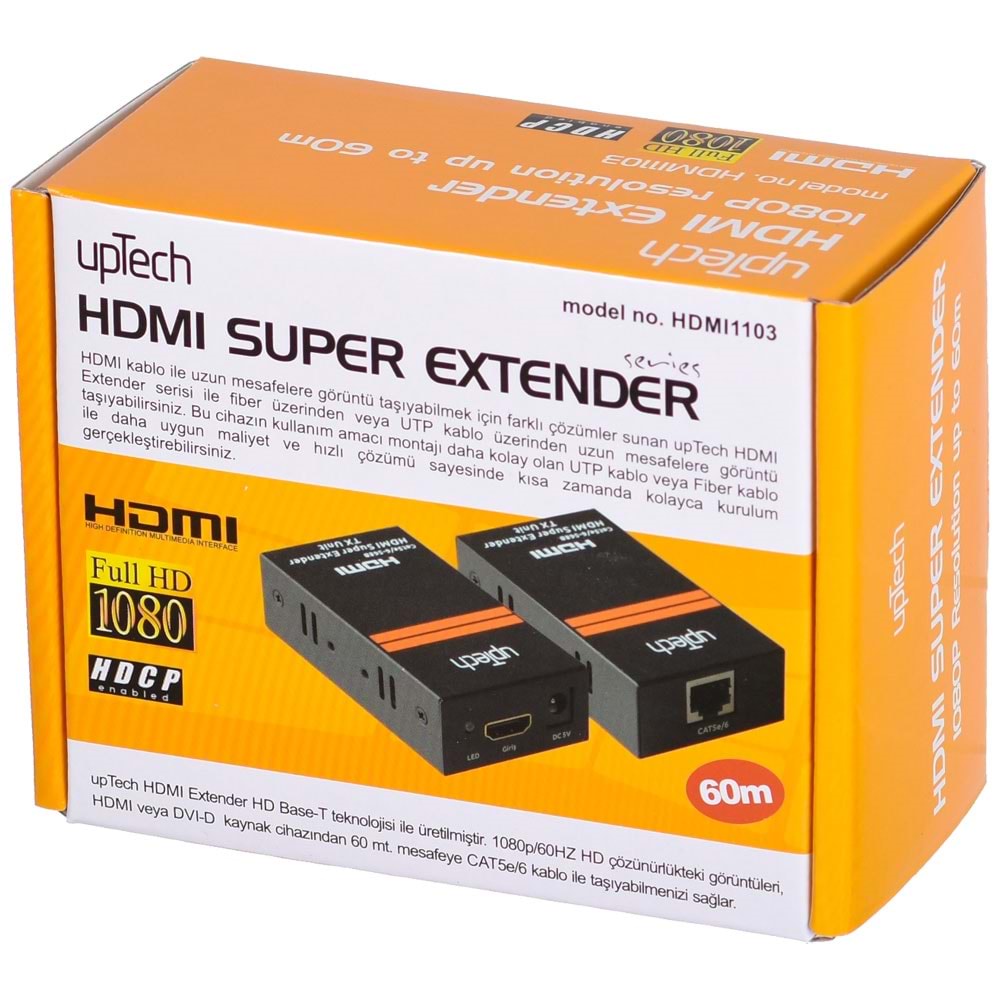 UPTECH Cat-6 Hdmı Çevirici Extender HDMI-1103