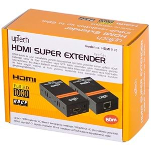 UPTECH Cat-6 Hdmı Çevirici Extender HDMI-1103