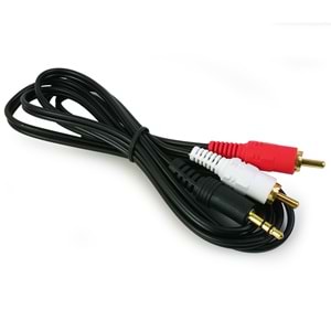 HUES 3,5 Mm St ERKek 2Xrca 1,5 Mt Gold Kablo HS-115-1,5