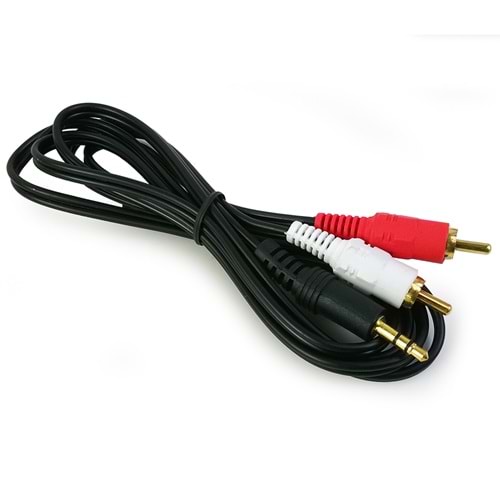 HUES 3,5 Mm St ERKek 2Xrca 1,5 Mt Gold Kablo HS-115-1,5