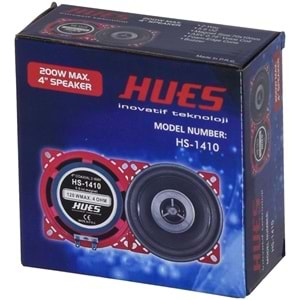 HUES 10 Cm 120W Oto Hoparlör HS-1410