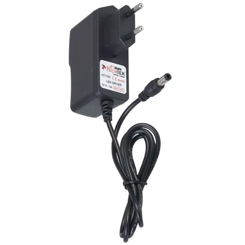 HİGHTEK 12V 1A Priz Tipi Adaptör Ht-1101