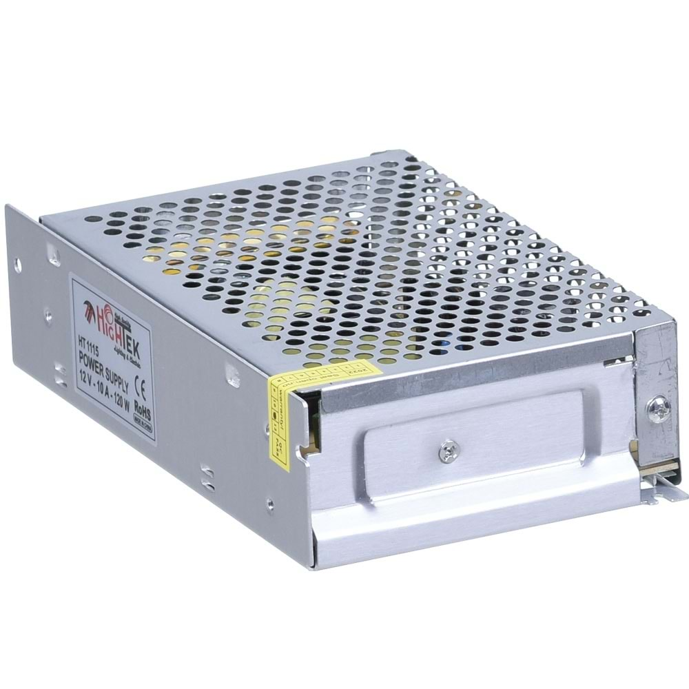 HİGHTEK 12V 10A Smps Metal Kasa Adaptör HT-1115