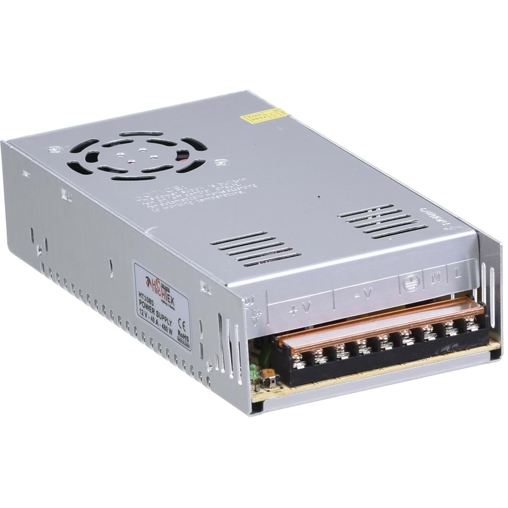 HIGHTEK 12V 40A Smps Metal Kasa Adaptör Ht-1085 HT-1122