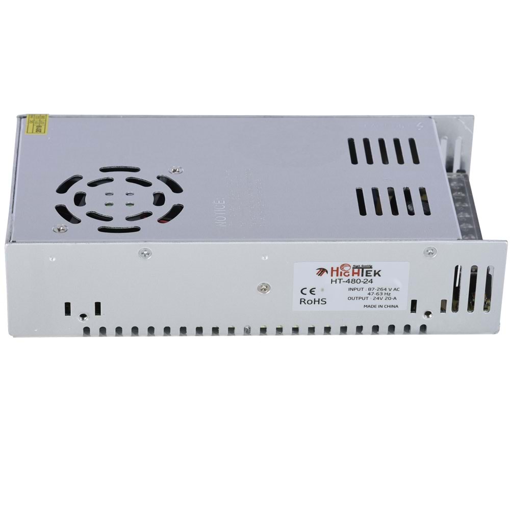 HIGHTEK 24V 25A Smps Metal Kasa Adaptör HT-1214