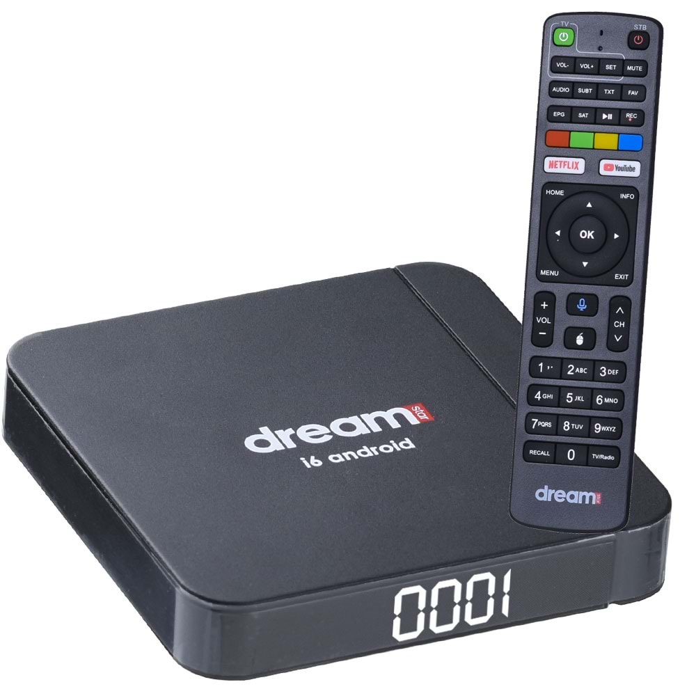 DREAMSTAR 4Gb Ram -64Gb Hafıza Androıd 14 Tv Box İ-6 4-64