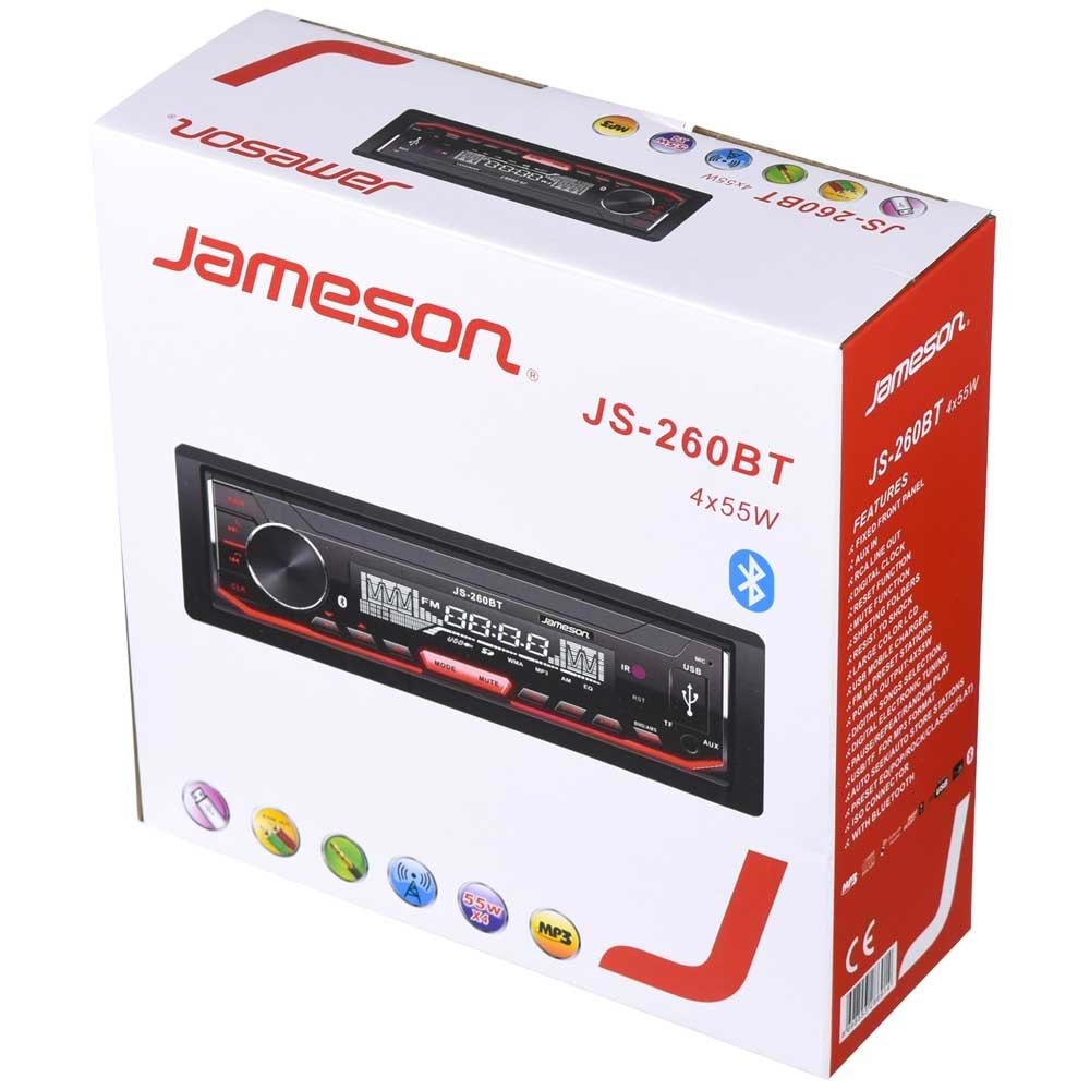JAMESON Usb+Sd+Fm+Bt Oto Teyp JS-260 BT