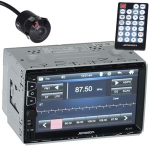 JAMESON 7'' Bluetooth ve USB Girişli Radyo Double Teyp JS-313 BT