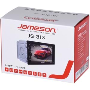 JAMESON 7'' Bluetooth ve USB Girişli Radyo Double Teyp JS-313 BT