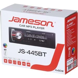 JAMESON Çift Usb+Sd+Fm+Bt Oto Teyp JS-445 BT