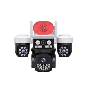 JOYSEE 6 MP Kamera Üç Lensli 2,4 GHz Wi-Fi Bağlantısı PTZ Kamera JW-3