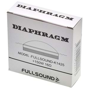 FULLSOUND 16 Ohm 150W 52 Mm Membran K-1425