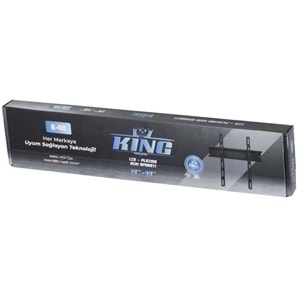 KİNG 19-40'' Lcd Tv Sabit Duvar Askı Aparatı K-40