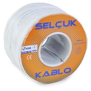 SELÇUK 2X0,75 Beyaz Hoparlör Kablosu KB-075-BEYAZ