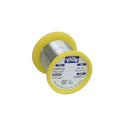 KURTEL 100 Gr 0,75 Mm Lehim Teli KL-100-075
