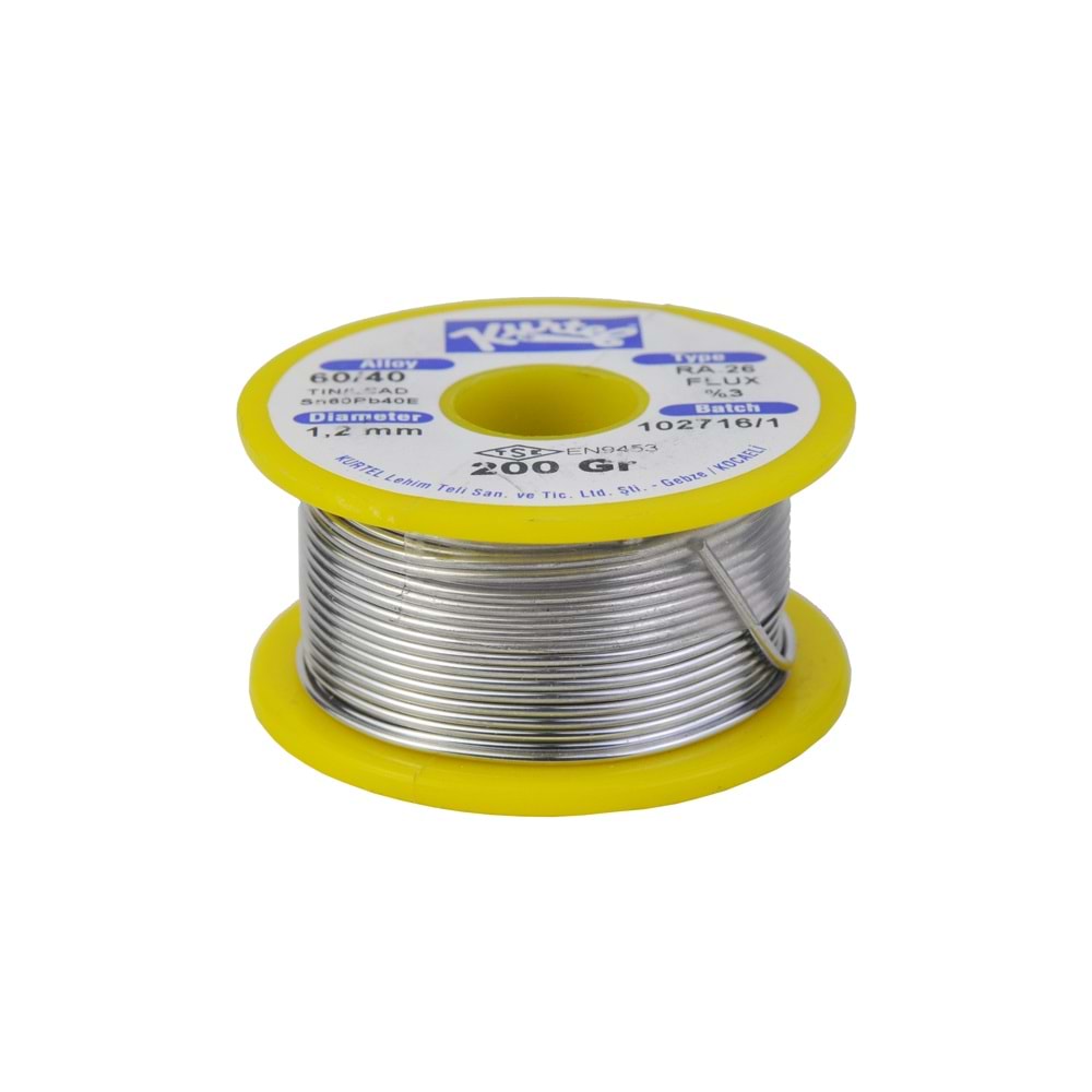 KURTEL 200 Gr 1,2 Mm Lehim Teli KL-200-1,2