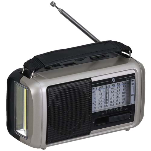 KTF 2'' Solarlı Işıklı Usb Radyo KTF-1448