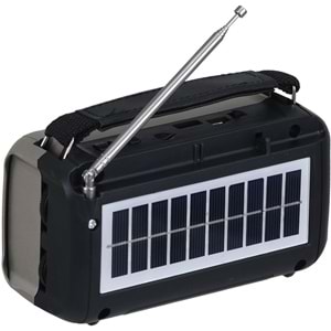 KTF 2'' Solarlı Işıklı Usb Radyo KTF-1448