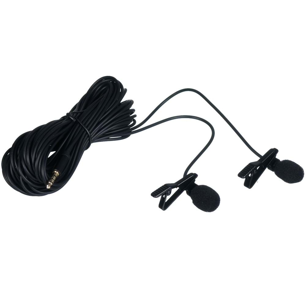 KONIG Bilgisayar Pc Telefon 2 Li Yaka Mikrofonu An KYM-02