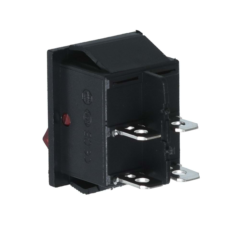 HIGHTEK Geniş Işıklı Anahtar On Off 4P LDS104