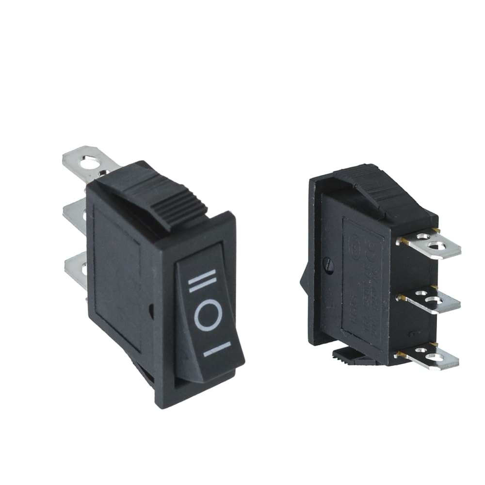 HIGHTEK Tekli Dar Işıksız Anahtar On Off On 3P LDS115