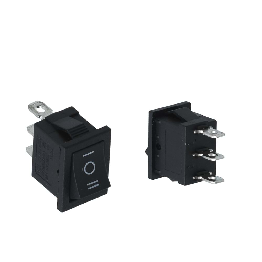 HIGHTEK Mini Işıksız Anahtar On Off 3P LDS123