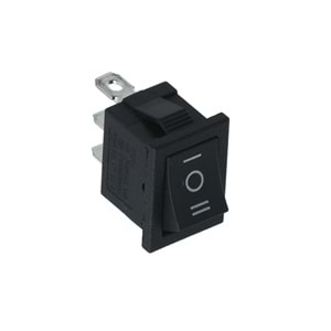 HIGHTEK Mini Işıksız Anahtar On Off 3P LDS123