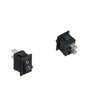 HIGHTEK Mini Işıksız Anahtar On Off 2P LDS125-B