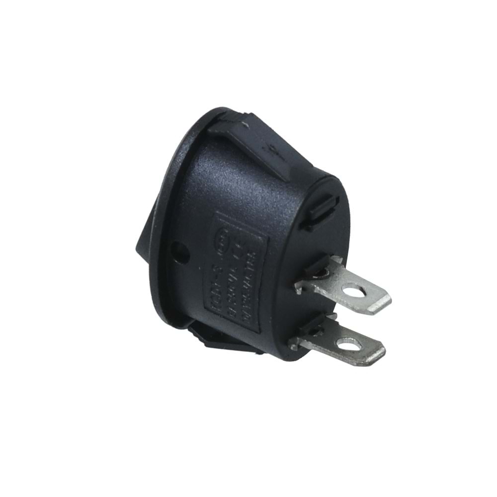 HIGHTEK Oval Işıksız Anahtar On Off 2P LDS134 C