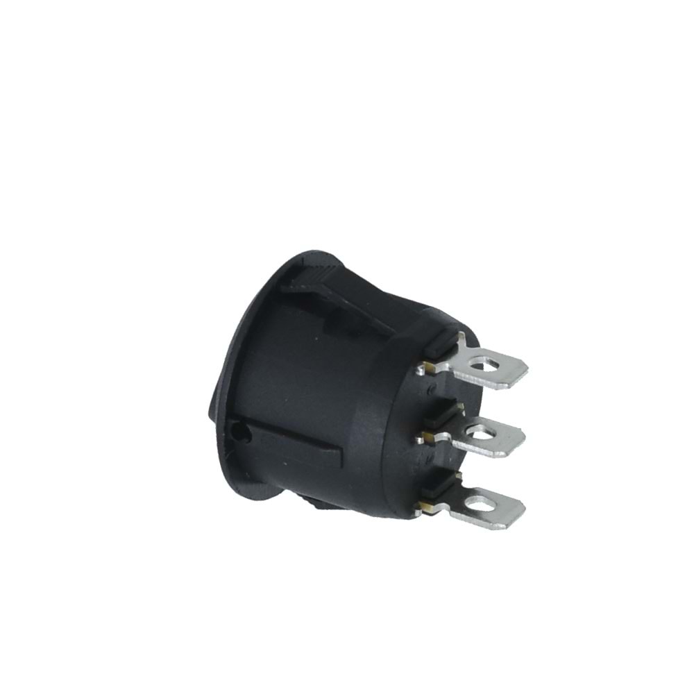 HIGHTEK Mini Yuvarlak Işıksız Anahtar On Off 2P LDS134 E