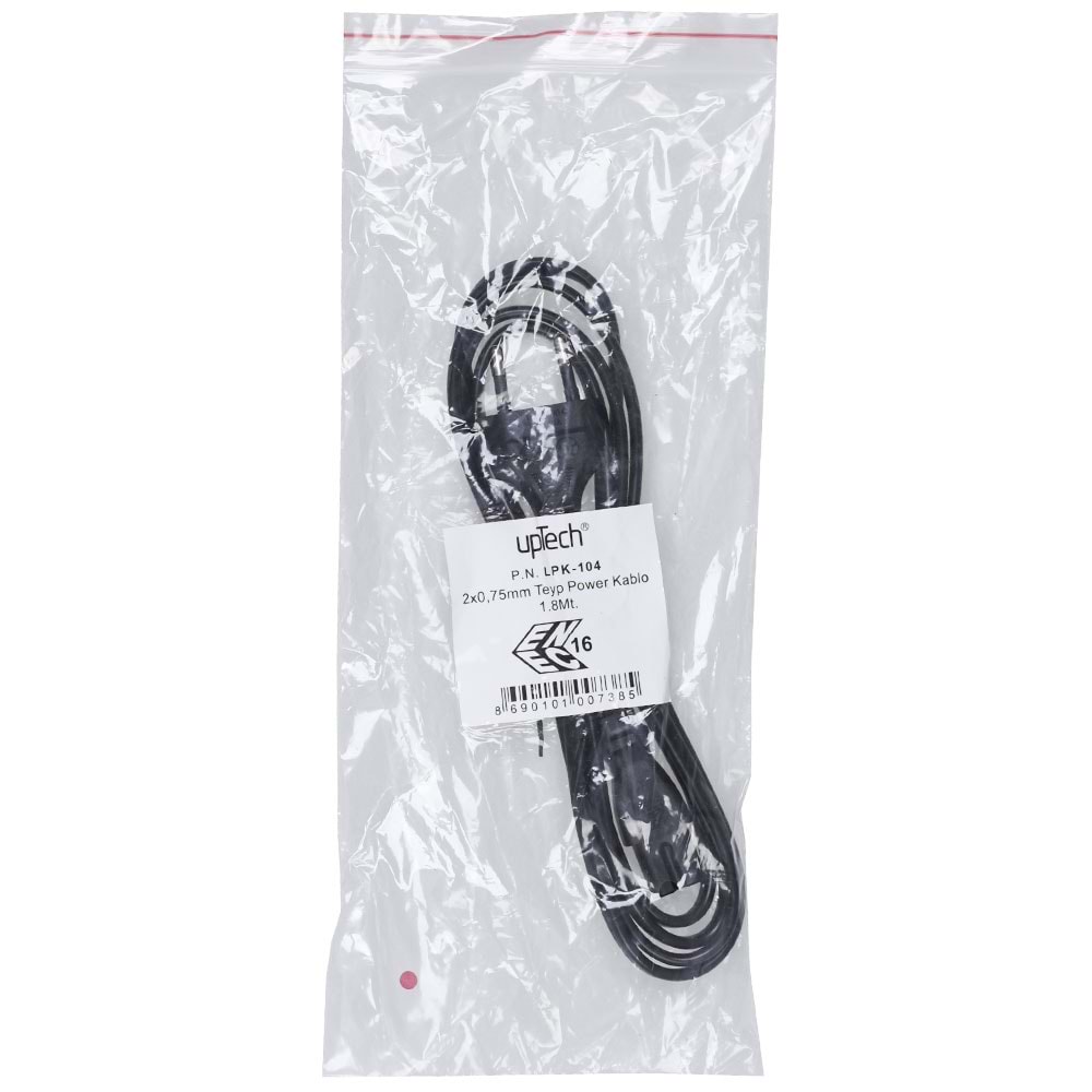 UPTECH 2X075 1,8 Mt Teyp Ac Kablo Kablo LPK-104