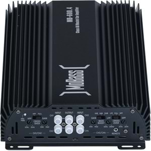 Mobass Oto Anfi 2400w 4 Kanal Bass Kontrolü Hediye Mb-600.4