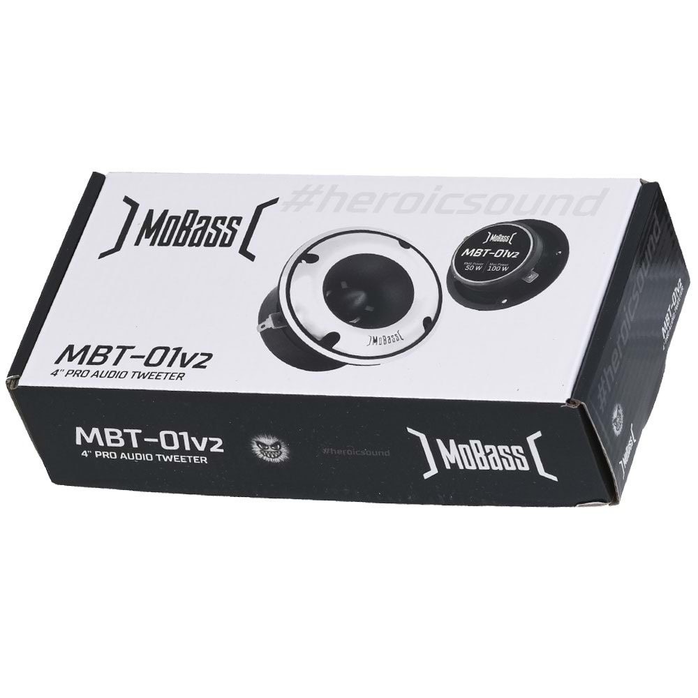 MOBASS 4 İnç 50W RMS Profesyonel Tweeter Hoparlör MBT-01 V2