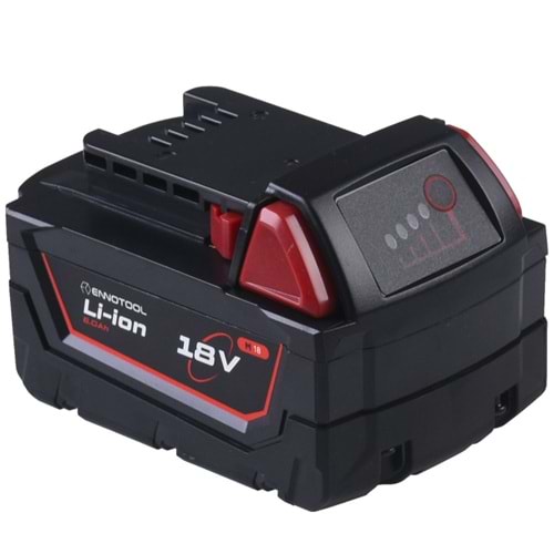 ENNOTOOL 18V 6 Ah Milwaukee M18 Matkap Bataryası A60218005 MİLWAUKEE-M18