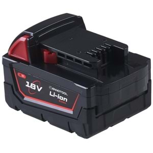 ENNOTOOL 18V 6 Ah Milwaukee M18 Matkap Bataryası A60218005 MİLWAUKEE-M18