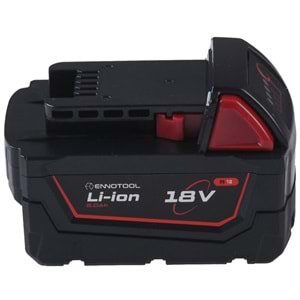 ENNOTOOL 18V 6 Ah Milwaukee M18 Matkap Bataryası A60218005 MİLWAUKEE-M18