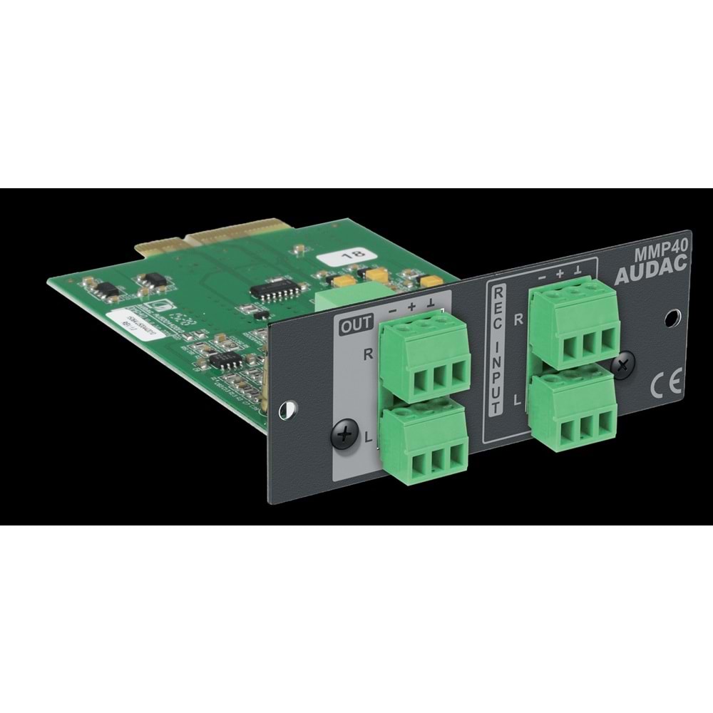AUDAC SourceCon™ Medya Oynatıcı ve Kayıt Modülü MMP-40