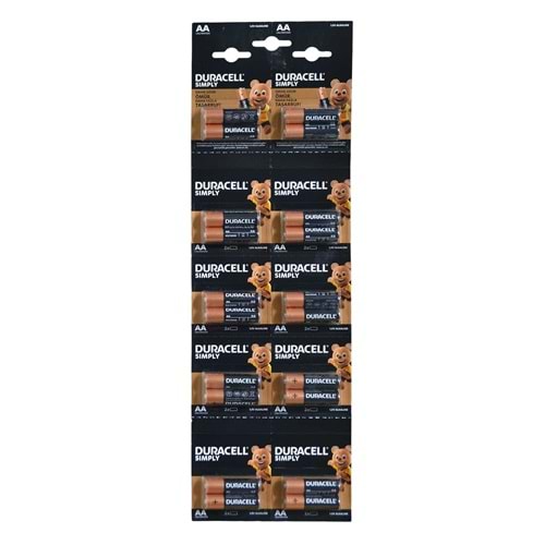 DURACELL Alkalin Kalem Pil (20 Li Blister) Aa MN-1500-20