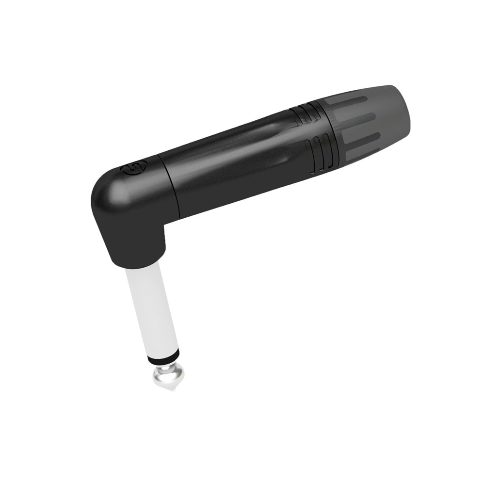SEETRONIC 6.3mm Mono Jak L Tip Siyah Kaplamalı Jak MP2RX-B