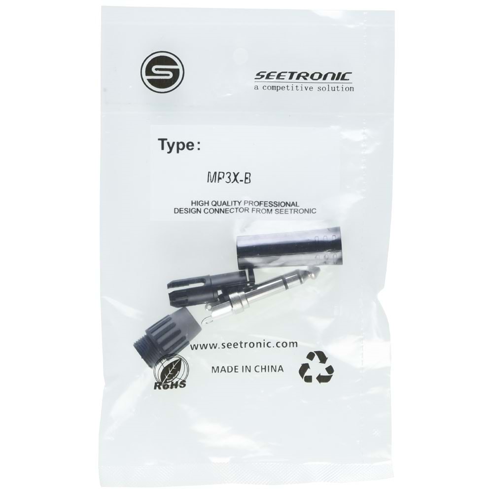 SEETRONIC 6,3 Mm Stero Jak MP3X-B
