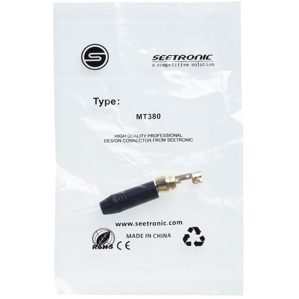 SEETRONIC Rca ERKek Gold Jak MT-380