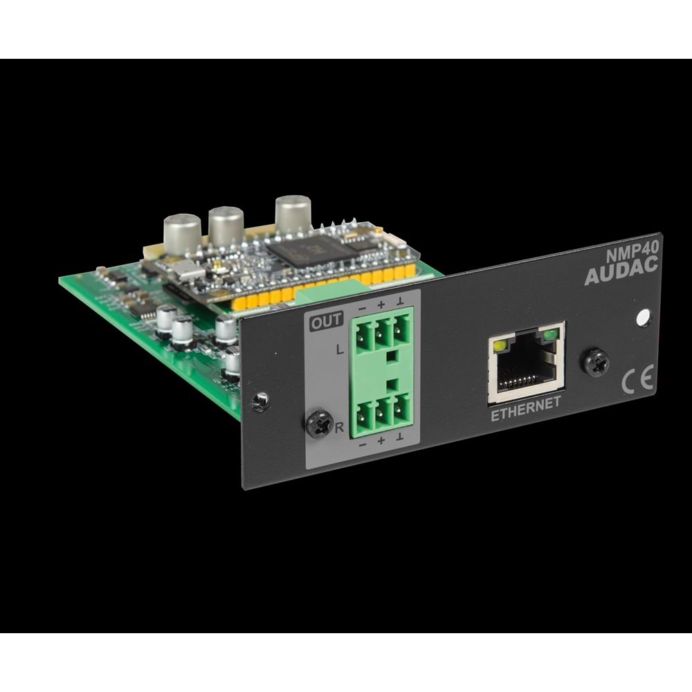 AUDAC SourceCon Ağ Ses Oynatıcı ve Streaming Modülü NMP-40